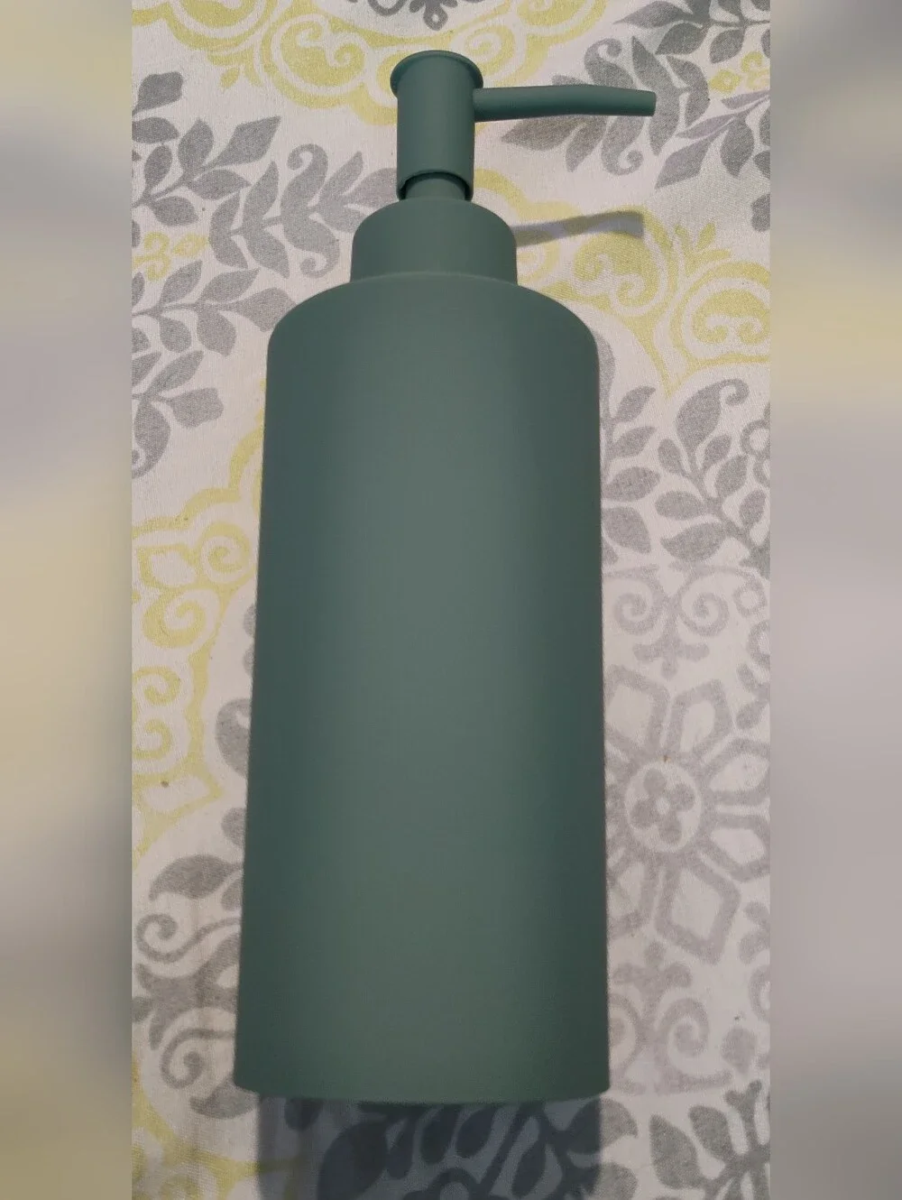 Matte Sage Green 3-Piece Bathroom Set - Soap Dish, Tumbler & Pump
